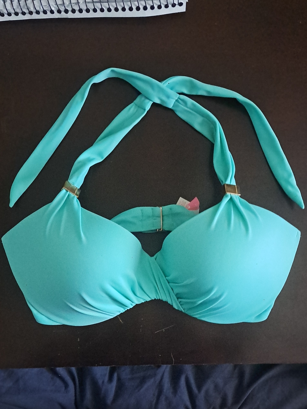 Victoria's Secret Turquoise Bikini Top 36C